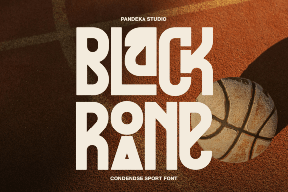 Black Roane: The Bold Condensed Sport Font