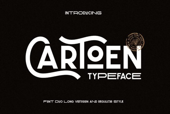 Cartoen Font Duo: A Vintage Twist for Modern Branding