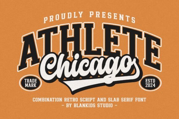 Chicago Athlete: A Retro Sporty Font for Modern Branding
