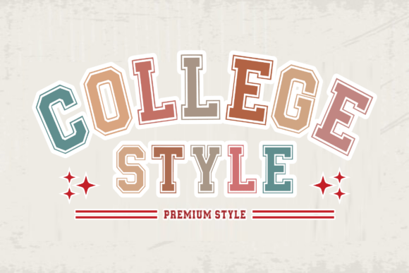 Collegestyle Regular: The Go-To Typeface for Sports & Academic Branding
