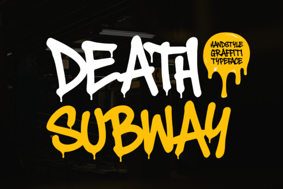 Death Subway Graffiti: The Raw Energy of Street Art Typography