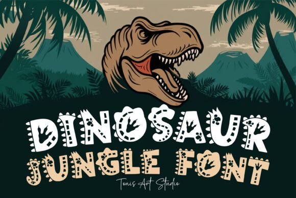 Dinosaur Jungle: More Than a Font, It's a Prehistoric Adventure