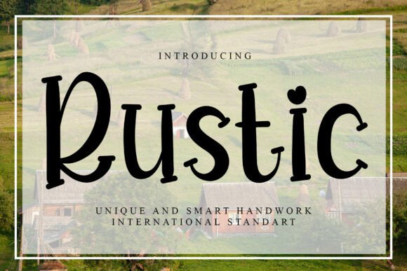 Discover the Rustic Font: A Premium Typeface for Authentic Projects