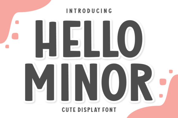 Discover the Whimsical Charm of the Hello Minor Typeface