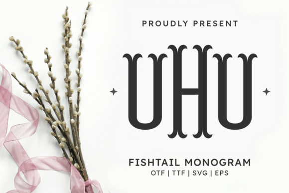 Fishtail Monogram Regular Font: A Creative Twist on Summer Style
