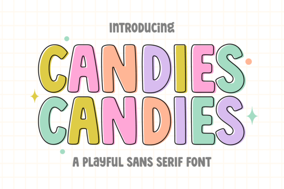 Inject Joy into Your Projects with Candies Typeface