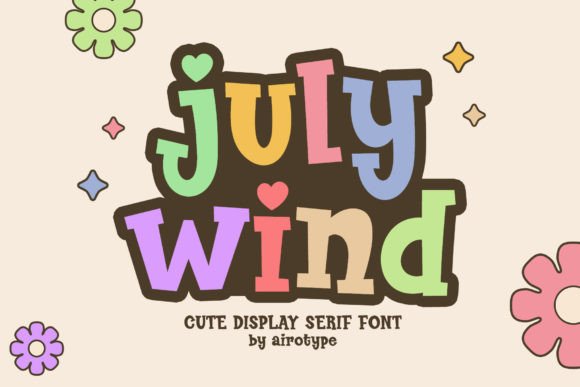 July Wind: A Creative Font for Fun and Engaging Designs