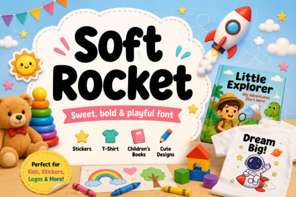 Meet Soft Rocket: A Font with a Friendly, Whimsical Spirit