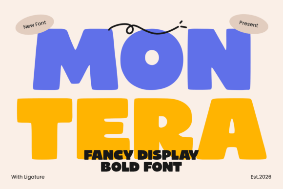 Montera: A Bold and Playful Sans Serif for Modern Design