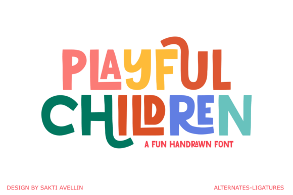Playful Children: The Font That Brings Joy to Design