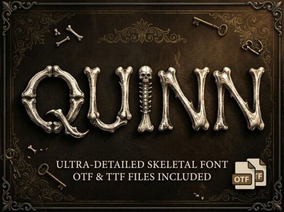 Quinn: The Anatomical Typeface for Unforgettable Horror