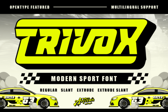 Trivox: The Modern Sport Font for High-Impact Designs